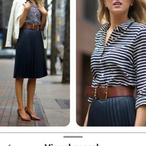 JCrew Boyfriend silk button up